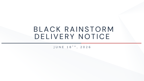 June 18th Delivery Arrangements During Black Rainstorm Warning Signal