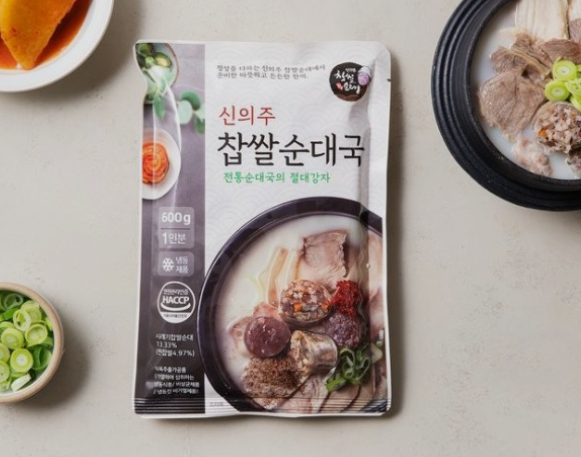 [Sin-uiju] Korean Glutinous Blood Sausage Soup 600g