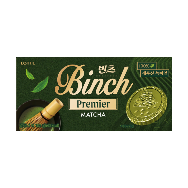 [Lotte] Binch - Jeju Matcha Edition 102g