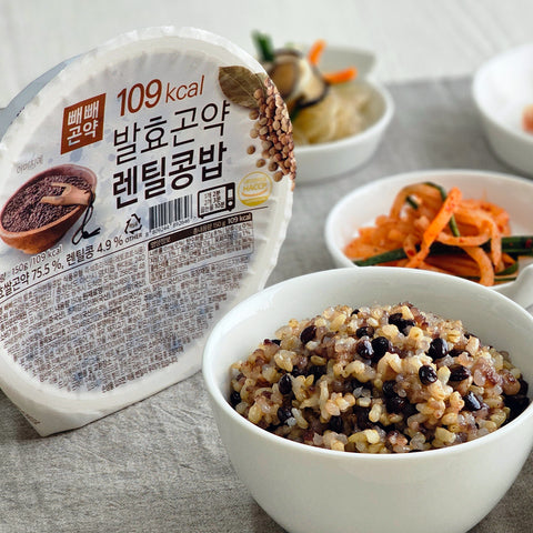 [화제의 다이어트 브랜드!!] 빼빼곤약 발효곤약 렌틸콩밥 150g
