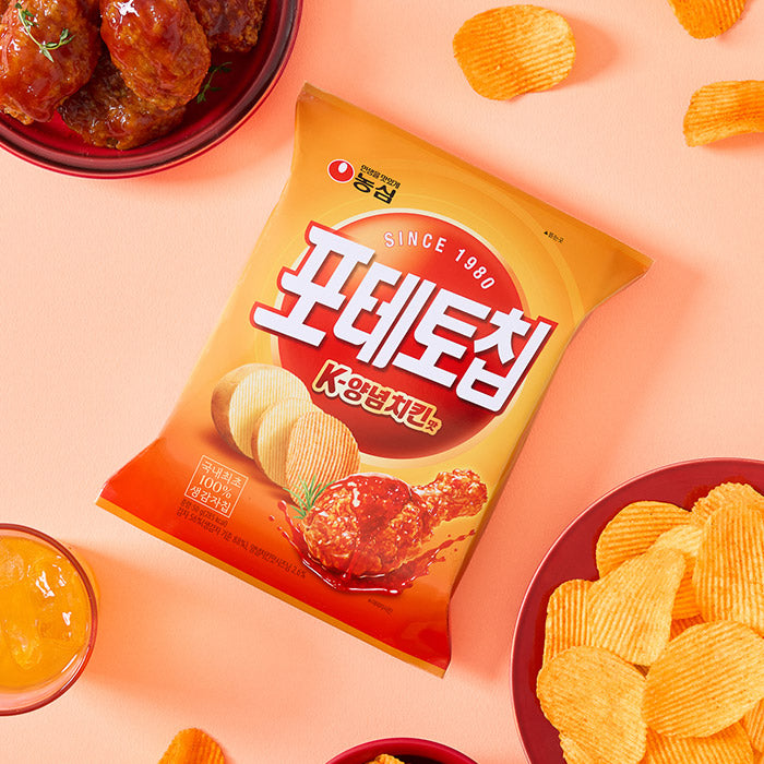 [Nongshim] Potato Chips (Dong Dae Moon Yupdduk Rose Flavor) 55g