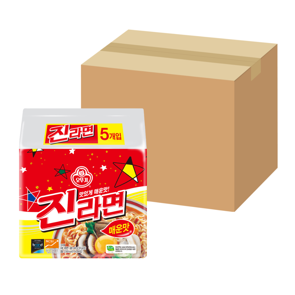 [오뚜기] 진라면 (매운맛) 120g*40팩