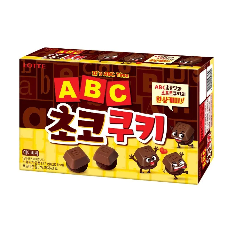 [Lotte] ABC Choco Cookies 152g