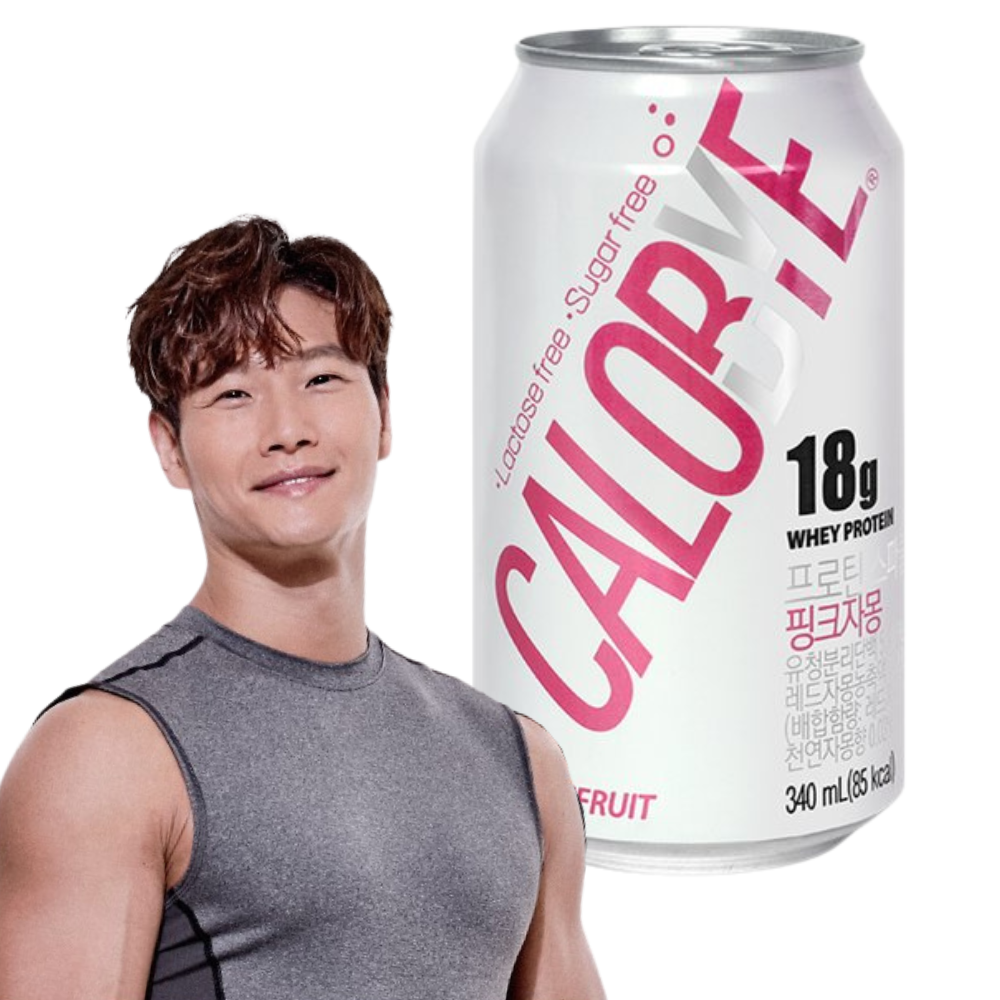 [CALOBYE] Lactose Free Protein Sparkling Water - Pink Grapefruit 350ml (Protein 18g)