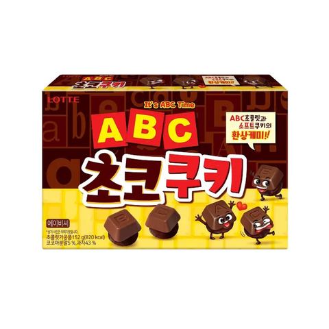 [Lotte] ABC Choco Cookies 152g