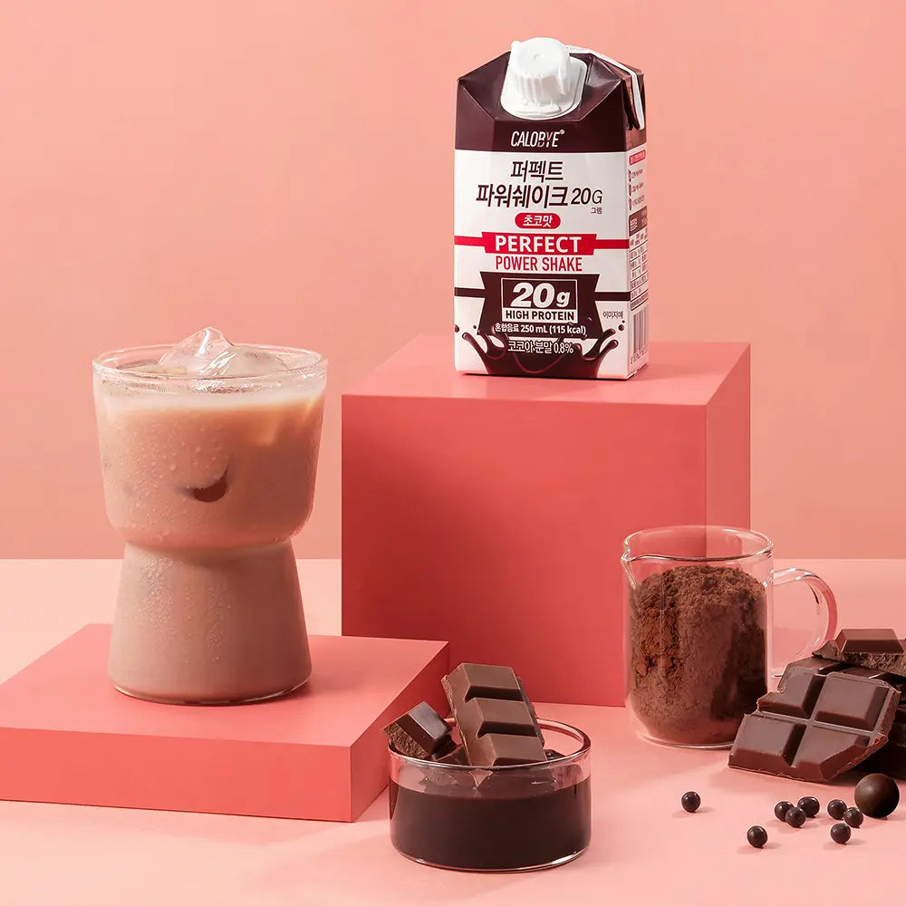 [CALOBYE] High Protein Perfect Power Shake - Choco 250ml (Protein 20g)
