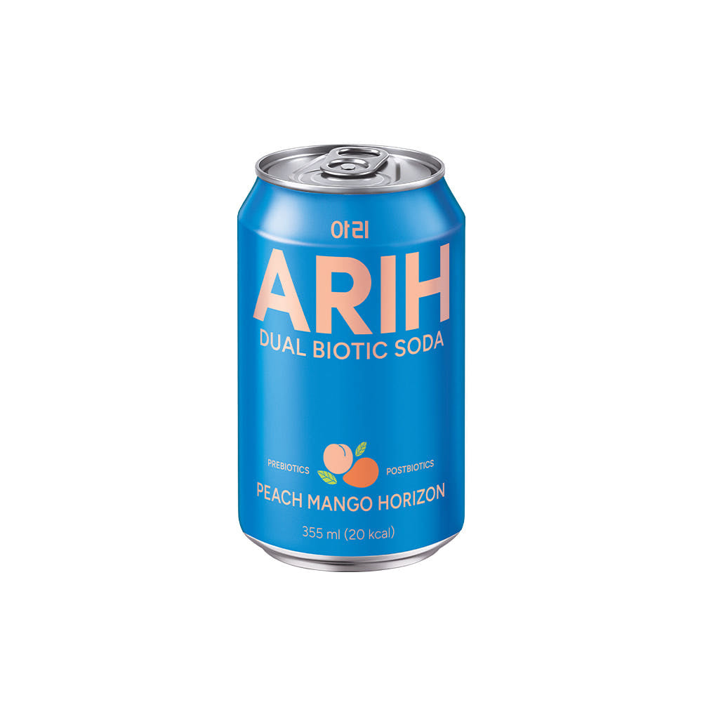 [ARIH] Dual Biotic Soda (Peach Mango Horizon) 355ml