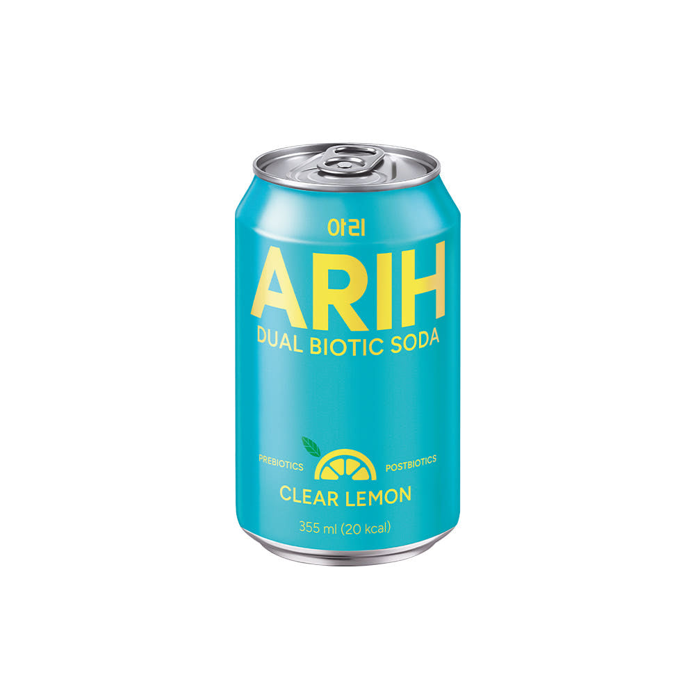 [BTS x ARIH] Dual Biotic Soda (Clear Lemon) 355ml