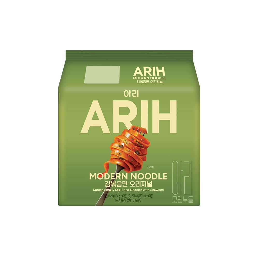 [ARIH] Modern Noodle (Spicy Seaweed Original) 130g x 4p