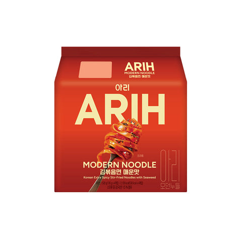 [ARIH] Modern Noodle (K-Super Spicy Seaweed) 130g x 4p