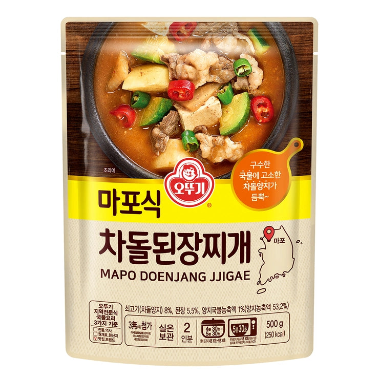 [오뚜기] 마포식 차돌된짱찌개 500g
