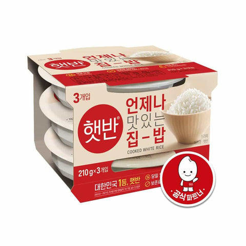 [CJ] 即食飯[白米] 210g 3件裝 1pack