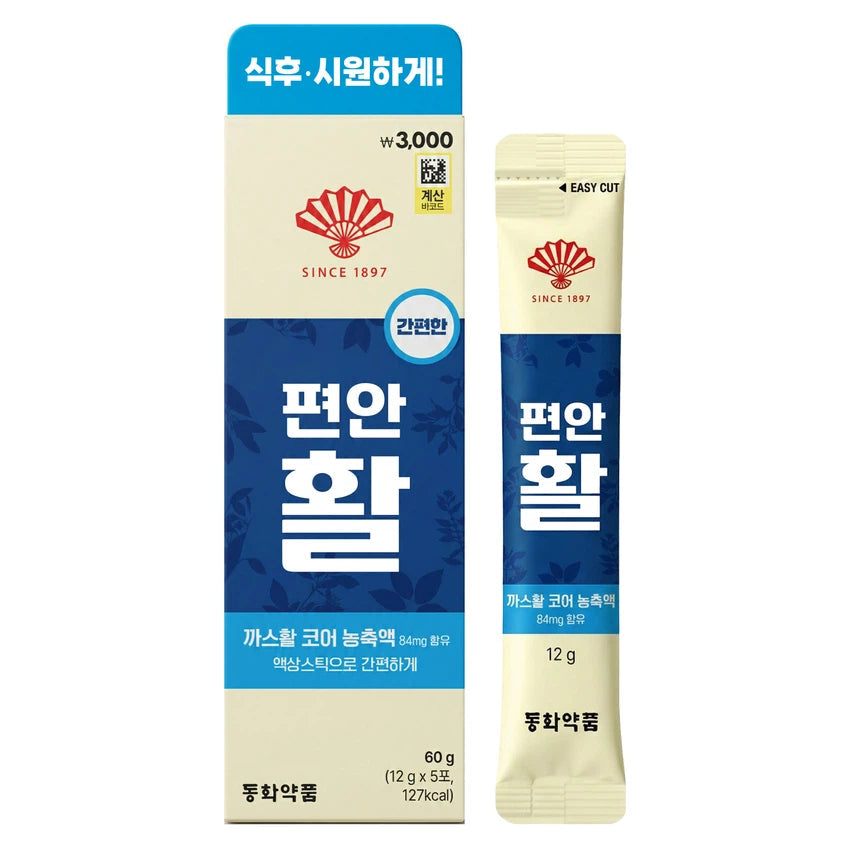 [Daiso] DongWha Pyeon-an Hwal - Comfort Relief (12g x 5 Sticks)