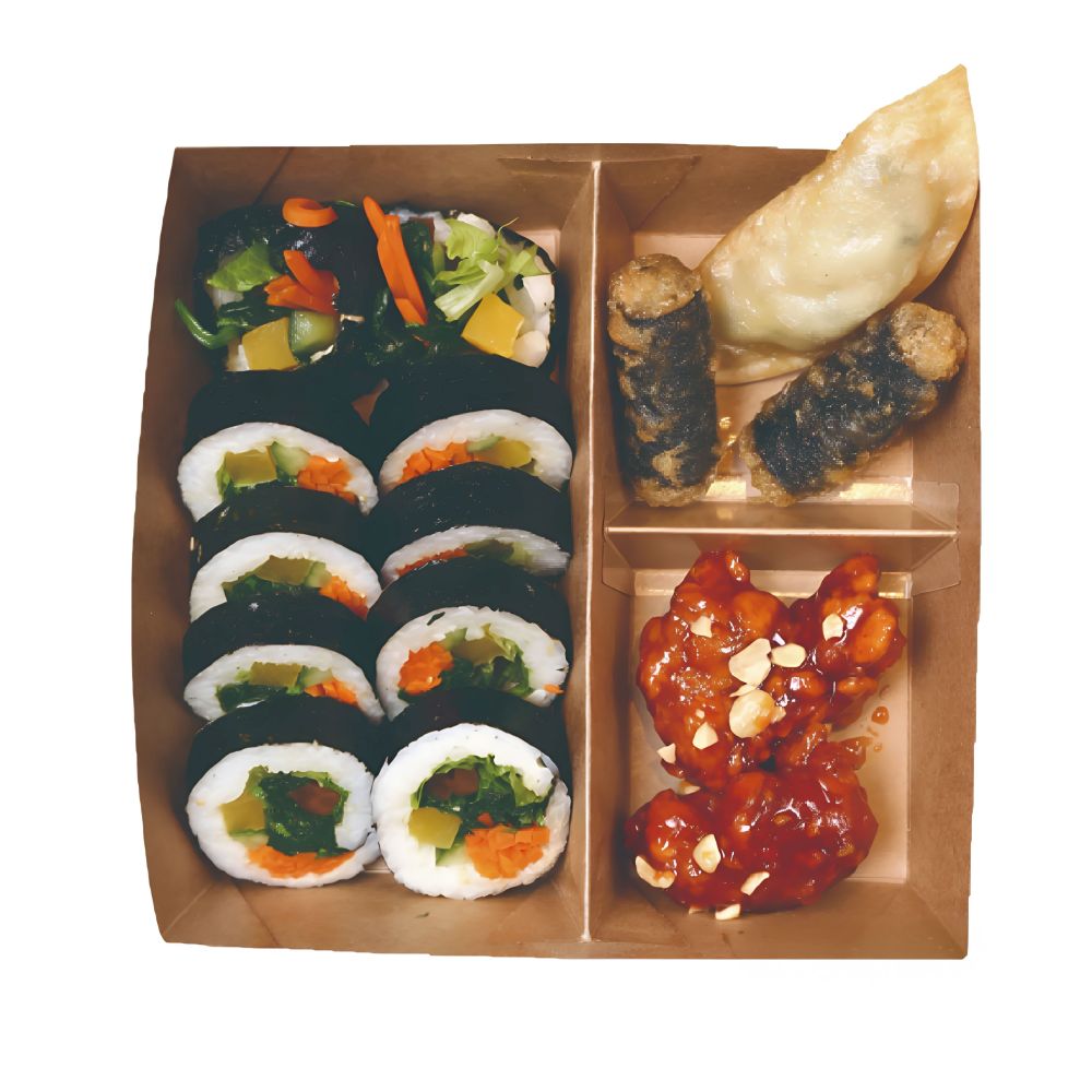 [O'taste] 紫菜飯卷便當配炸物