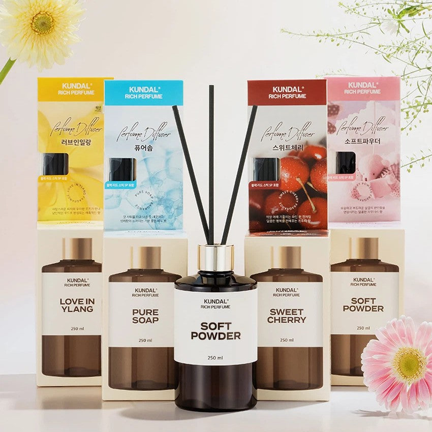 [Daiso] KUNDAL Rich Perfum Diffuser (Soft Powder) 250 ml