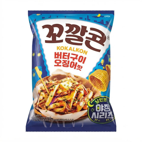 [Lotte] Kokalkon (Grilled Butter Squid Flavor) 67g