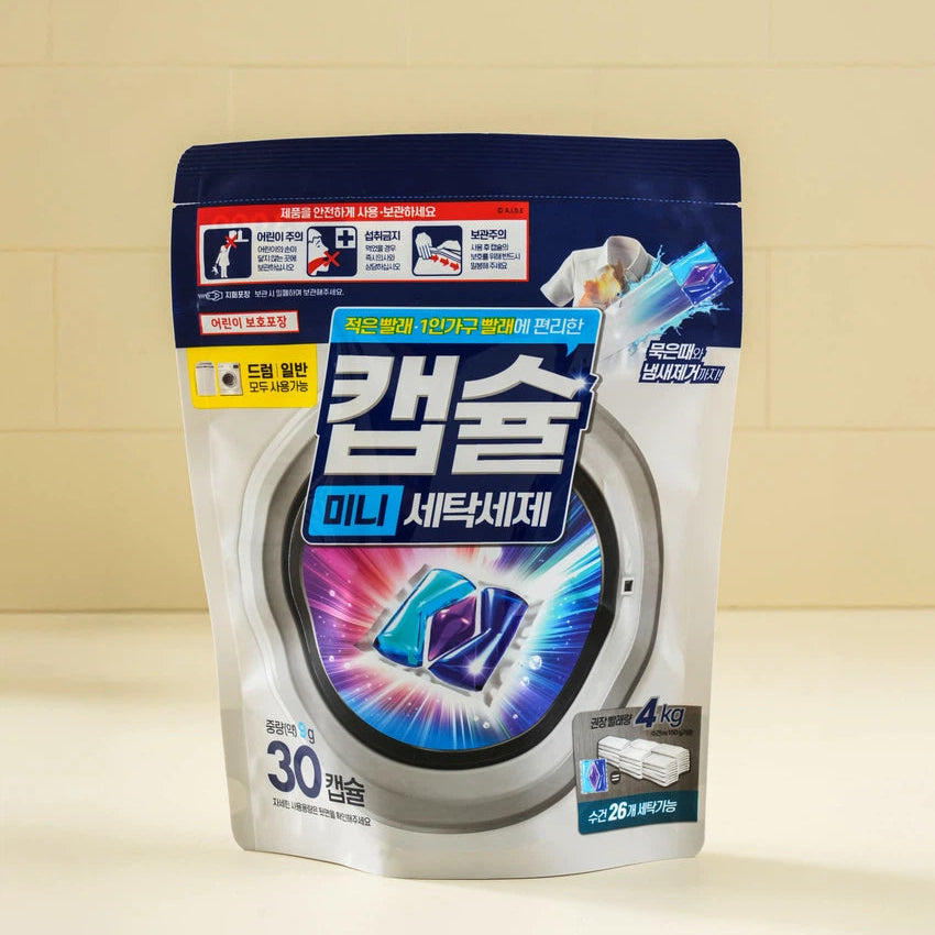 [Daiso] Three-chamber Laundry Capsule (30ea)