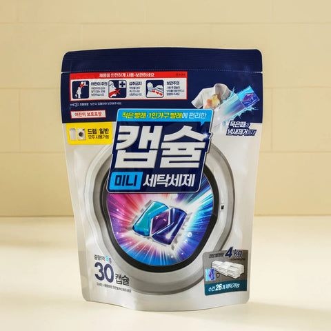 [Daiso] Three-chamber Laundry Capsule (30ea)
