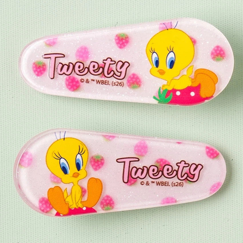 [Daiso] Looney Tunes 髮夾- 粉色 (2個入)