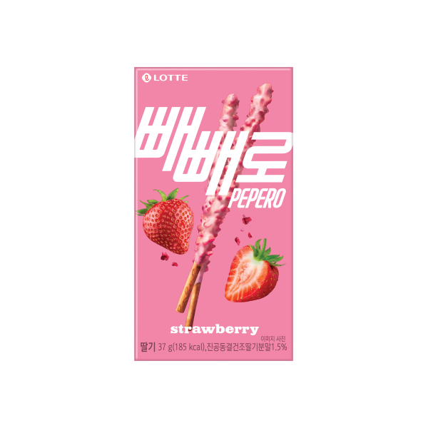 [Lotte] Pepero Strawberry 37g