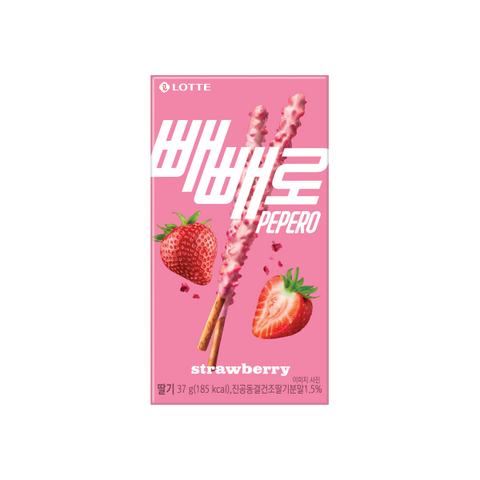 [Lotte] Pepero Strawberry 37g