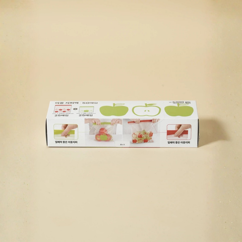 [Daiso] Mixed Size Double-Lock Zipper Bag 50P (S size 25P + M size 25P)