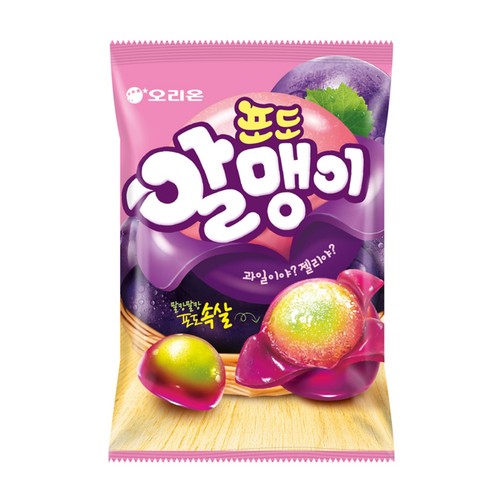 [오리온] 마이구미 포도 알맹이 젤리 81g