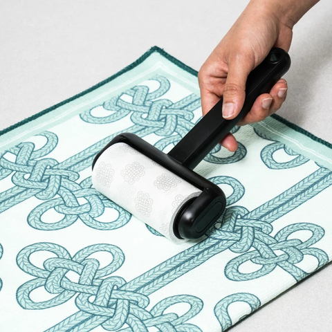 [DAISO] Korean Traditional Design 10cm Lint Roller Refill (90pcs*2)