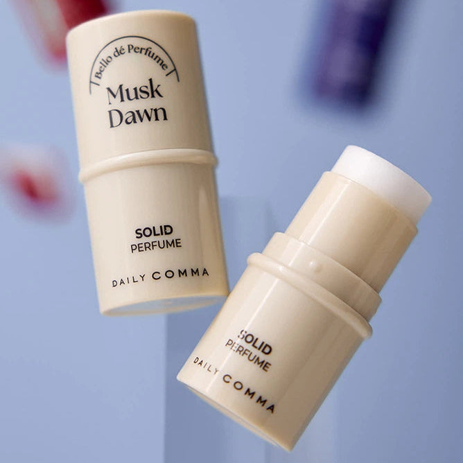 [Daiso] DAILY COMMA Bello de Perfume Solid Perfume (Musk Dawn) 4.7g