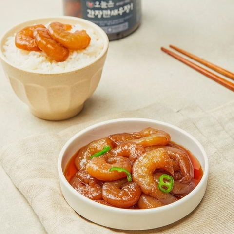 [Today's Food] Peeled Soy Sauce Marinated Shrimp 300g