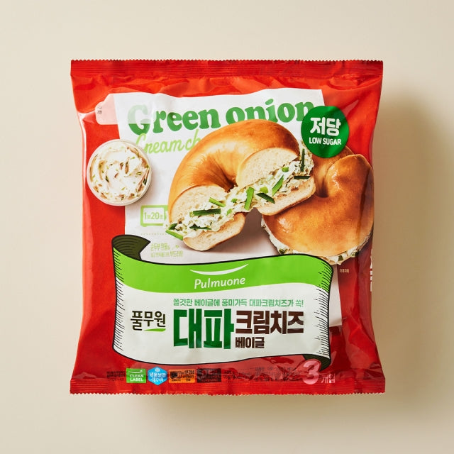 [풀무원] 대파 크림 치즈 베이글 (135g x 3개입)
