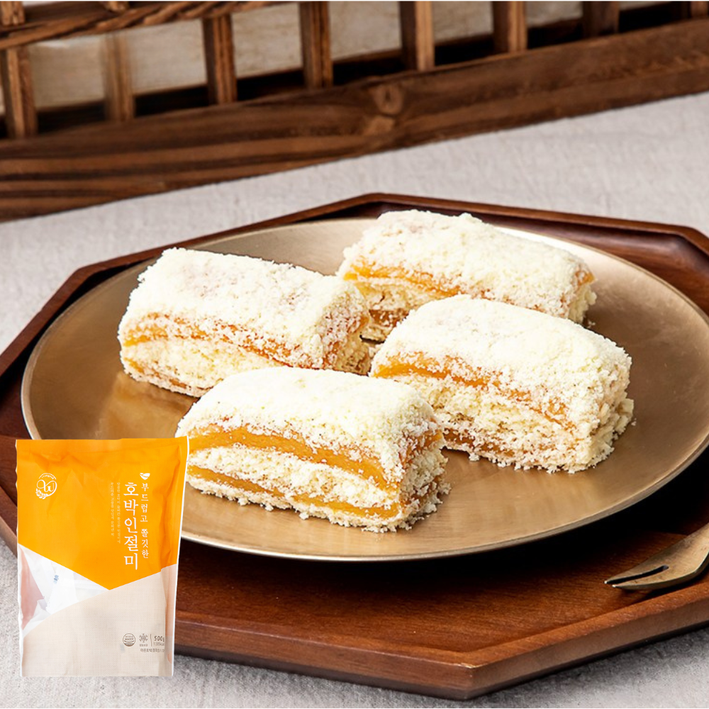 [창억떡] 호박인절미 500g (냉장)