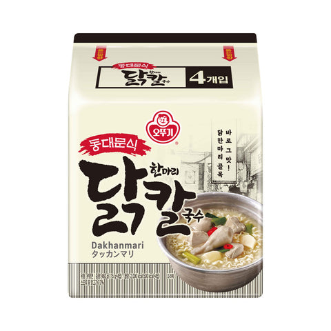 [Ottogi] Dongdaemun-style Whole Chicken Noodle Soup 460g (115g ×4ea)