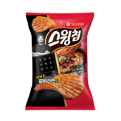 [Orion x Chef Yoo Yongwook's BBQ Lab] Swing Chips (Barbecue Short Ribs Noodles Flavor) 105g