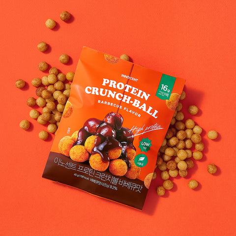 (expiry date: 20/5/2026) [Innocent] Protein Crunch-Ball (Barbecue Flavor) 40g