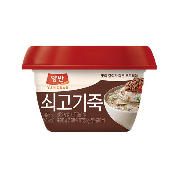 [Dongwon] Yangban Rice Porridge with Beef 287.5g