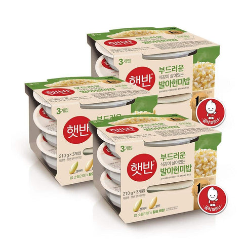 [CJ] 即食飯[糙米] 210g 3ea*9pkt (9ea)
