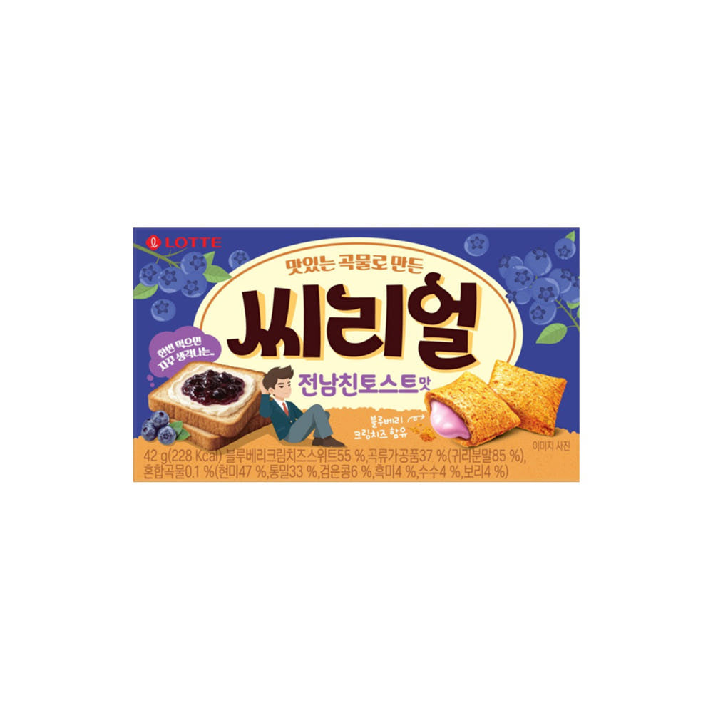 [롯데] 씨리얼 전남친토스트맛 42g
