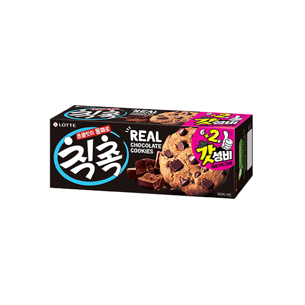 [Lotte] Real Chocolate Cookies (Chic Choc) 120g