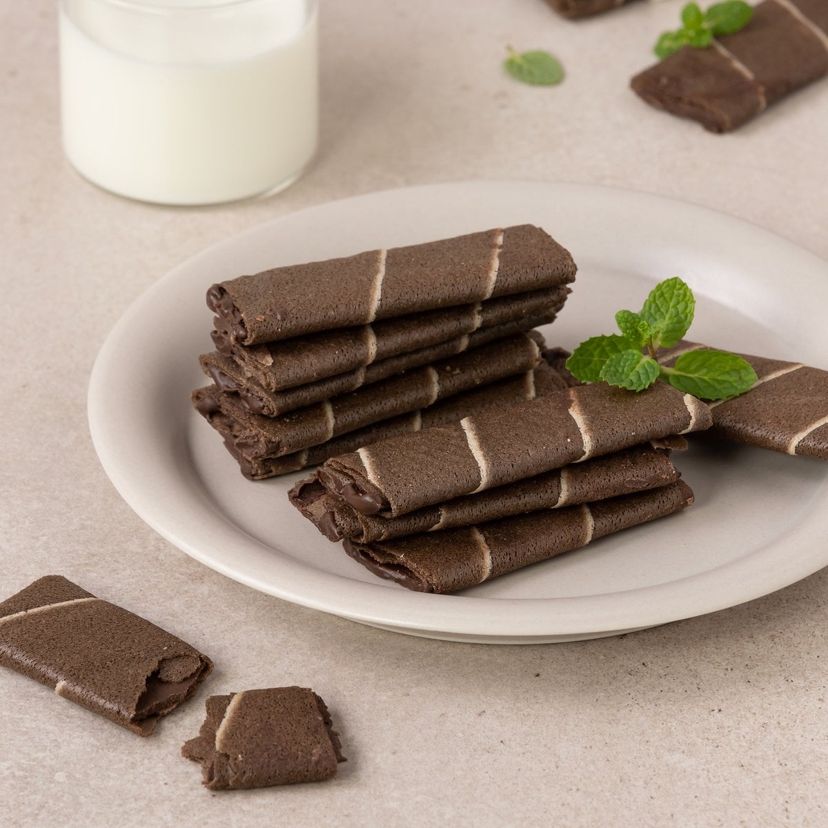 [No Brand] Crisp Crepes - Choco Peanut 180g