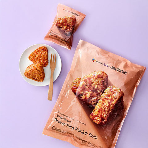 (expiry date: 6/5/2026) [CJ x Kurly] Kimchi Bacon Brown Rice Konjak Balls 450g (90g x 5ea)