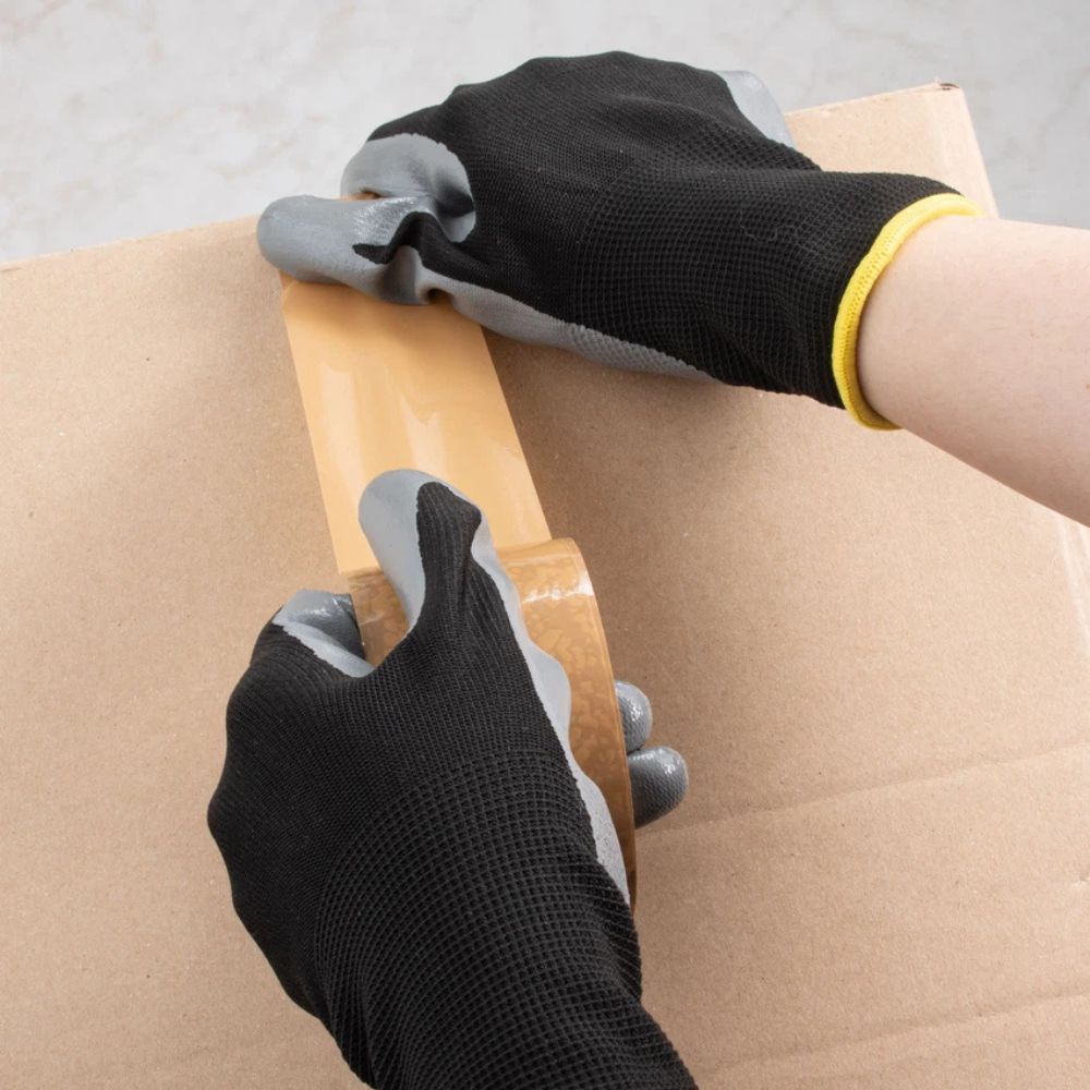 [Daiso] Glossy NBR Coated Gloves (Size L)