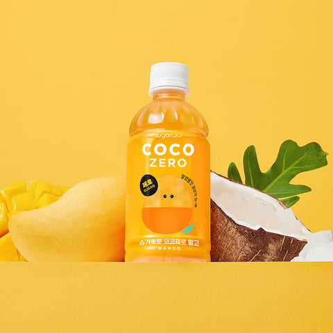 (expiry date: 1/6/2026) [Sugarlolo] Coco Zero Mango Drink 340ml