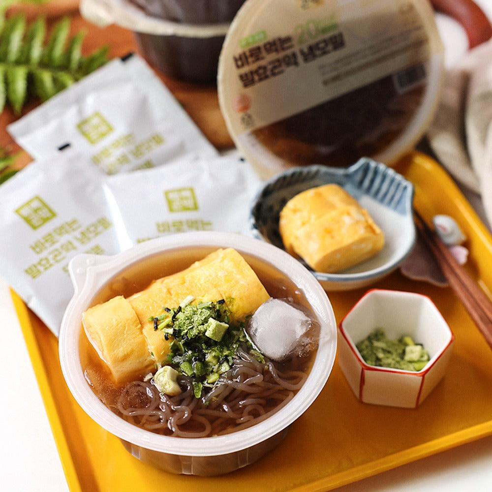 [韓星減肥必食!!] 低卡發酵蕎麥蒟蒻冷麵 350g 