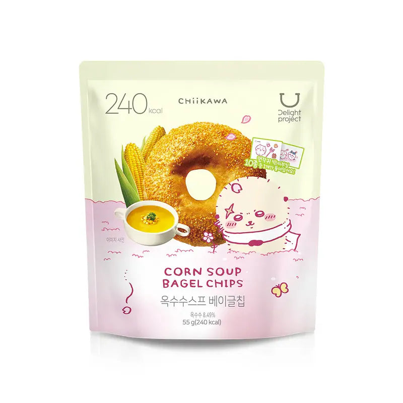 [Delight Project] 濃湯低熱量貝果脆餅乾 (粟米濃湯) 55g