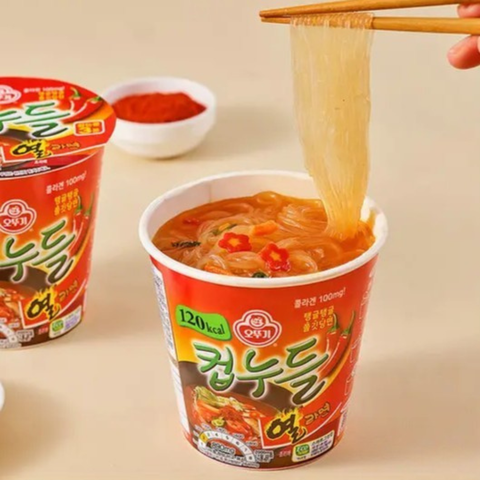 [Ottogi] Cup Noodles (Spicy Yeul Noodles Flavor) 35g