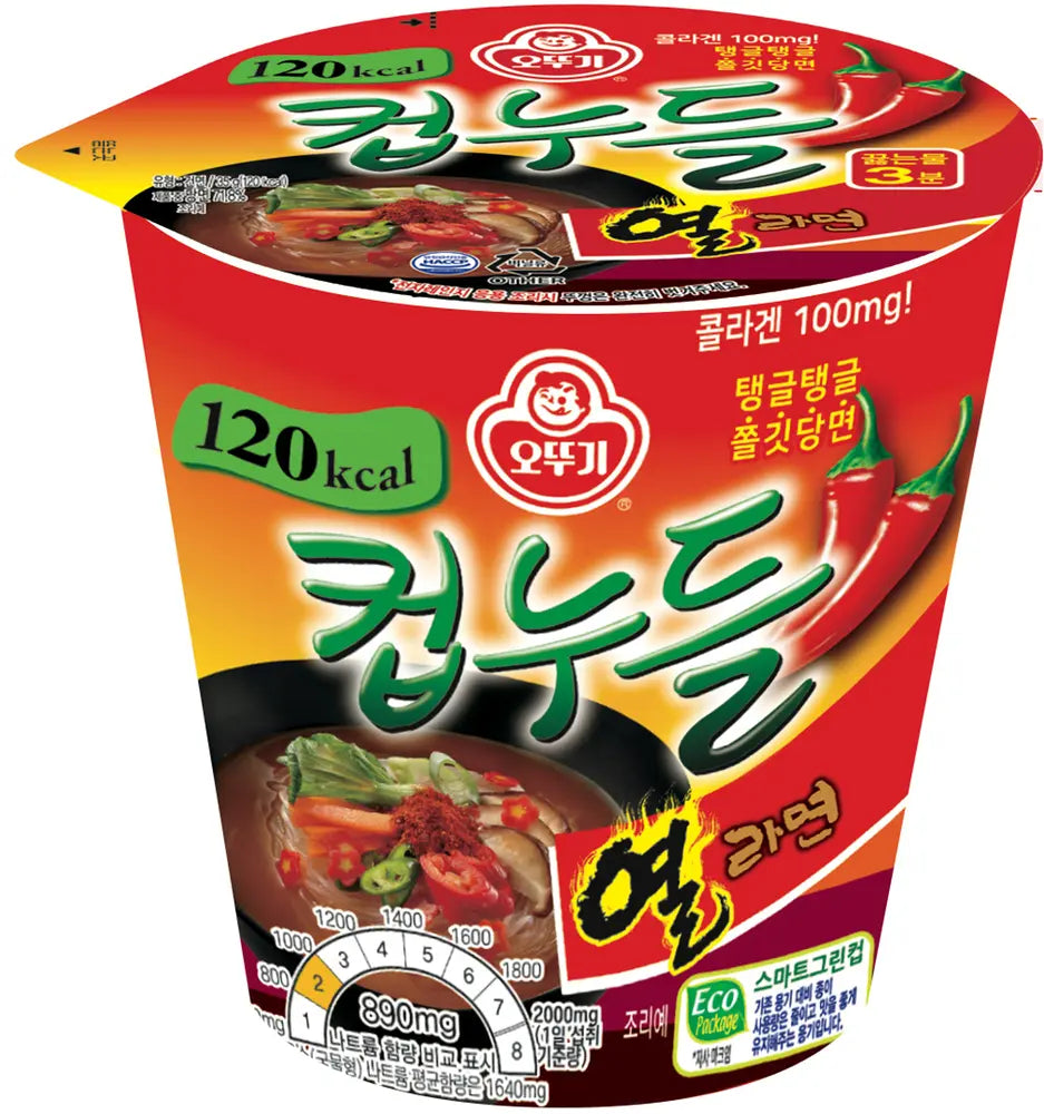 [不倒翁] 杯粉絲 (熱辣拉麵味) 35g