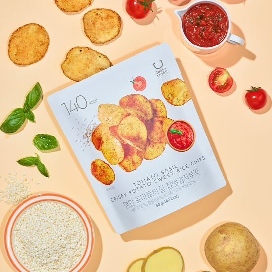 [Delight Project] Tomato Basil Crispy Potato Sweet Rice Chips 30g