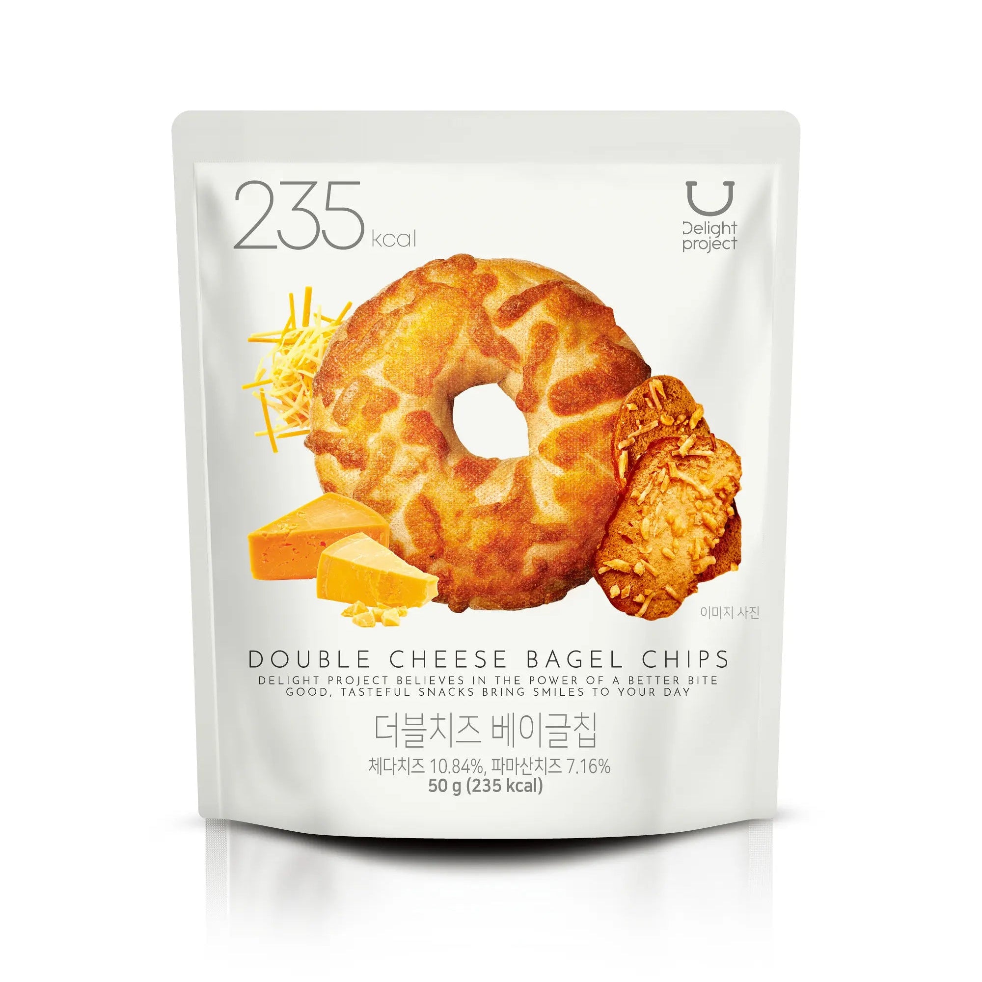 [Delight Project] Double Cheese Bagel Chips 50g
