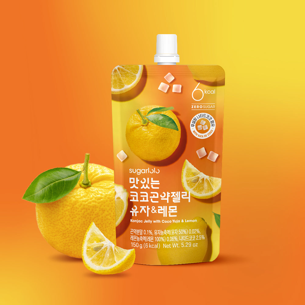 [Sugarlolo] 低卡椰果柚子檸檬蒟蒻啫喱 150g